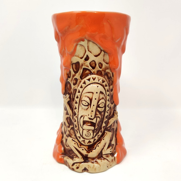 Disneyland Krakatoa Tiki Mug Cup 2nd Edition Trader Sams Enchanted Tiki Bar Lava - Picture 8 of 16